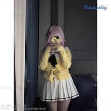 Load image into Gallery viewer, Anime You and ME and Her: A Love Story Muko Aoi MIYUKI Cosplay Costume Girl Shirt Skirt Sweater JK Uniform Halloween Costume
