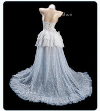 Load image into Gallery viewer, PRE SALE UWOWO Cheshire Cosplay Game Azur Lane Cheshire Oath Wedding Dress Bride Boudoir Cosplay Costume Halloween Costume
