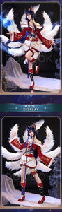 IN STOCK Ahrii Cosplay Costume Game Cosplay【Size XS-2XL】DokiDoki-R Cosplay Costume Ahrii Tails Shoes Plus Size Ahrii Cosplay