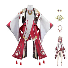 Load image into Gallery viewer, Game Impact Cosplay Yae Miko Cosplay Costumes Yae Miko Cosplay Wig Uniform Anime Chinese Style Halloween Costumes for Women
