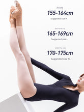 Load image into Gallery viewer, Danzea Slim Looking Classy Skin Flesh Pink Dance Ballet Professional Pantyhose Ankle-Length Digging Full Foot Velvet Sock
