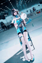 Load image into Gallery viewer, Honkai Star Rail Ruan Mei Cosplay Full Set - Uniform Outfit with Dress Shoes Wig And Prop for Complete Character Representation
