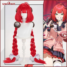 Load image into Gallery viewer, UWOWO Ukinami Yuzuha Wig Game Zenless Zone Zero ZZZ Ukinami Yuzuha Cosplay Wig Red Hair Long Hair Halloween Wig
