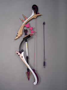 Genshin Impact Cosplay Wooden Weapons Lyney Props  Great Magic Bow Arroww