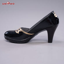 Load image into Gallery viewer, UWOWO Game Genshin Impact Cosplay Lisa Witch of Purple Rose The Librarian Cosplay Shoes Cosplay Boots
