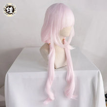 Load image into Gallery viewer, UWOWO Vanilla Cosplay Wig 80cm Long Twin-tail Light Pink Chocolaa/Vanillaa Long Wig Heat Resistant Halloween
