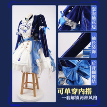 Load image into Gallery viewer, 【Wetrose】In Stock Focalors Furina Doujin Cosplay Costume SR Fontaine Hydro Waltz Dress Lolita Full Set Wig Halloween Xmas
