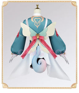 Genshin Impact Sigewinne Cosplay Costume Adult Carnival Uniform Wig Anime Halloween Party Costumes Masquerade Women Game