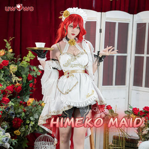 PRE-SALE UWOWO Honkai Star Rail Fanart Himeko Starward Explorer HSR Maid Cosplay Costume
