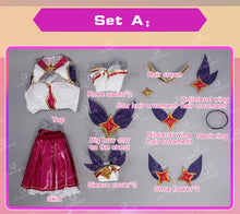 Load image into Gallery viewer, UWOWO Star Guardian Ahri Cosplay League of Legends/LOL: SG K/DA Ahri Xayah Akali Kaisa Cosplay Halloween Costumes
