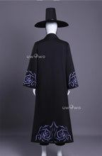 Load image into Gallery viewer, UWOWO Saja Boys Cosplay Collab Series: Kpop Huntrix Saja Boys ‘You Idol’ Jinu Black Cosplay Costume XS-3XL Halloween Costume
