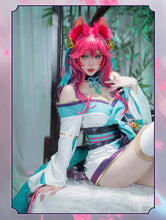 Load image into Gallery viewer, IN STOCK UWOWO LOL Ahri Cosplay Costume League of Legends Spirit Blossom Cosplay Ahri New The Nine-Tailed Foxx Halloween Oufit
