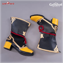 Load image into Gallery viewer, UWOWO Game Genshin Impact Xiangling Exquisite Delicacy Cosplay Cuisine Shoes Customize  Boots
