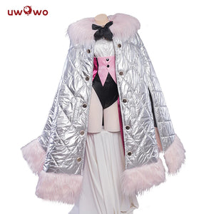 UWOWO Tamamo Cosplay Cape Vitch Stage 4 Costume Cloak Anime Jacket Game Fate/Grand Order FGO 6 Anniversary Costume Outfit Coat