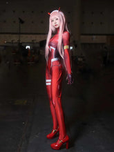 Load image into Gallery viewer, Zero Two Cosplay Costumes Bodysuit Anime Darling in the Franxx 02 Jumpsuit Body suit Wig Women Halloween Party Costume Catsuit
