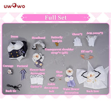 Load image into Gallery viewer, IN STOCK UWOWO Elysia Cosplay Maid Dress Game Honkai Impact 3rd: Elysia Maid Costume Miss Pink Elf Dress Cosplay Costume
