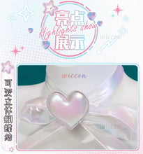 Load image into Gallery viewer, KAngel Cosplay Costume NEEDY GIRL OVERDOSE Fantasy Anniversary Colorful Dress Overload Lolita Outfit Laser Skirts Ribbon Wig
