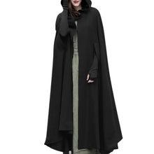 Load image into Gallery viewer, Cosplay Vintage Medieval Gothic Creed Hooded Cloak Thin Coat Women Vampire Devil Capes Pirate Robes
