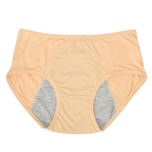 Load image into Gallery viewer, 1pc Women's Leak Proof Menstrual Panties – Mid Waist Ice Silk Plus Size Waterproof Period Underwear Sexy Physiological Briefs
