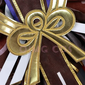 High Quality Yae Miko Cosplay Costume Uniform Jacquard Fabric Wig Chinese Style Halloween Costumes for Women Game  Anime