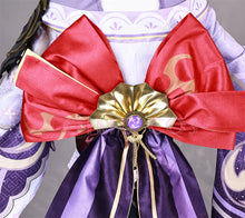 Load image into Gallery viewer, High Quality Genshin Impact Raiden Shogun Cosplay Costume Carnival Uniform Wig Anime Halloween Costumes Women Game Beelzebul
