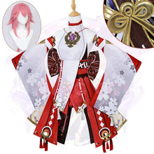 Load image into Gallery viewer, High Quality Yae Miko Cosplay Costume Uniform  Wig Anime Chinese Style Jacquard Fabric Halloween Costumes for Women Game

