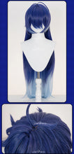 Load image into Gallery viewer, UWOWO Flins Wig Game Genshin impact Flins Cosplay Wig Kyryll Chudomirovich Flins Wig Long Hair Blue Hair Halloween Wig

