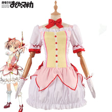 Load image into Gallery viewer, Anime Puella Magi Madoka Magica Cosplay Costume Magic Girl Battle Suit Magical Girl Battle Suit Full Set Dress Wig Party Uniform
