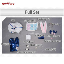 Load image into Gallery viewer, IN STOCK UWOWO Game AzuRr Lanee USS Laffey Bunny Cosplay Costume Dress Female Party Clothing Uniform Outfits
