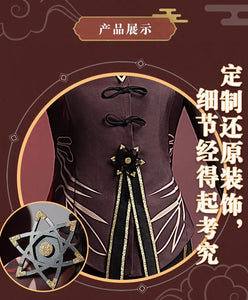 CN Costume Uniform Wig Cosplay Anime Game Genshin Impact Hutao Cosplay Hu Tao Chinese Style Halloween Costumes For Women