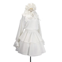 Load image into Gallery viewer, Sua Cosplay Costume Anime Girl White Dress Cake Dress Wedding Dress Concert Singer Performance Costume Halloween Uniform
