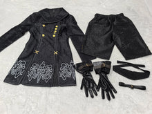 Load image into Gallery viewer, Anime Nier Automata Cosplay 9S Yorha 2B Cosplay Suit Male Women Outfit Wig Disguise Costume Plus Size Fancy Party Black Dress
