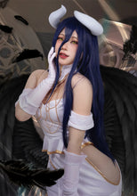 Load image into Gallery viewer, In Stock DAZCOS Anime Overlord Albedo Cosplay Costume Halloween Christmas Costume Cos Women White Dress Overlord Albedo Cosplay
