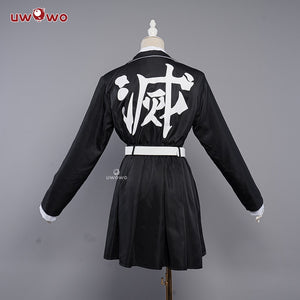UWOWO Kimetsu no Yaiba Kimono Mitsuri Cosplay Costume S-XL Anime Kanjiro Mitsuri Dress Coat Role Play Outfit
