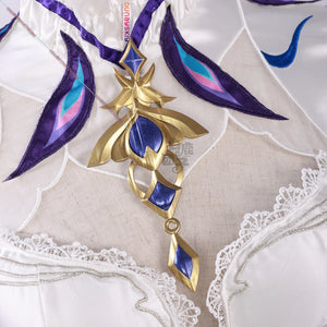 Cantarella Cosplay Wuthering Waves Costumes Sexy Women's Dress 100cm Long Purple Blue Cantarella Role-play Wigs Shoes Prop Suits