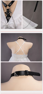 IN STOCK UWOWO Anime Mikku Cosplay Costume White Dress Full Set Mikku Chan Halloween Costumes White Dress Outfit