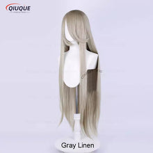 Load image into Gallery viewer, 73 Colors 100cm Long Straight Cosplay Wig Anime Compatible Universal Omopinenet Heat Resistant Synthetic Hair Wigs + Wig Cap
