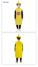 Load image into Gallery viewer, Cosplay French Fries Costumes for Kids Cos Snack Ketchup Tomato Paste Chocolates Butter Sauce Mustard Clothing Halloween Cos # 1
