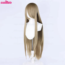 Load image into Gallery viewer, High Quality Anime 100Cm Long Staight Cosplay Wig Black White Red Pink Brown Gold Blue Blonde Purple Heat Resistant Hair Wigs
