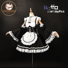 Load image into Gallery viewer, Remm/Ramm Cosplay Costume Anime Cosplay DUDU-R Women Cute Maid Uniform Costume Remm Cosplay
