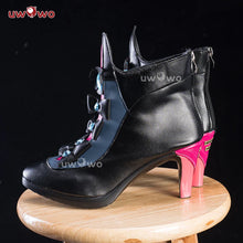 Load image into Gallery viewer, UWOWO Carlotta Shoes Game Wuthering Waves Carlotta Montelli  Cosplay Shoes Black shoes Woman Size 36-43
