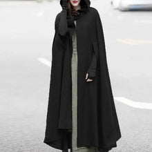 Load image into Gallery viewer, Cosplay Vintage Medieval Gothic Creed Hooded Cloak Thin Coat Women Vampire Devil Capes Pirate Robes

