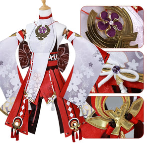 Cosplay Yae Miko Guuji Yae Costume Wig Tail Game Halloween Carnival Women Clothes Sets