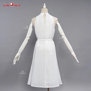 In Stock UWOWO Genshin Impact Columbina Cosplay Costume Fatui Harbingers Damselette Snezhnaya Halloween Christmas Costumes