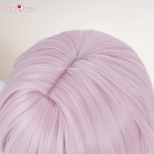 Load image into Gallery viewer, UWOWO Evernight Wig Game Honkai Star Rail Evernight Cosplay Wig March 7th Wig Long Hair White and Blue Hair  Halloween Wig
