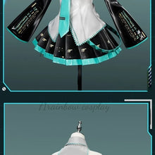 Load image into Gallery viewer, MIKUU Cosplay Mikku Formula Suits Cosplay Costume Woman Christmas Uniforms Sets Prop Wig Shoes Costumes Miku Cosplay
