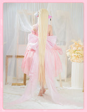 Load image into Gallery viewer, LAST BATCH UWOWO Anime/Mangaa Chii Cosplay Costume Lolita Pink Dress with Bowknot Clamp Halloween Christmas Chii Costumes Outfit
