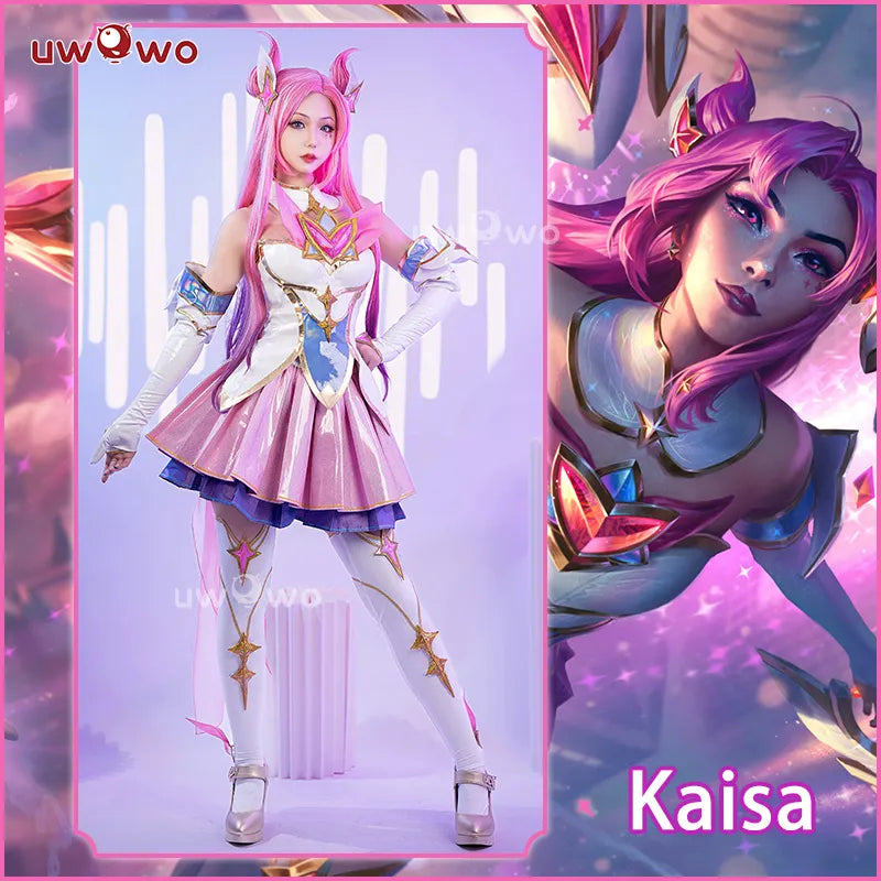 In Stock Star Guardian Kaisa Cosplay League of Legends/LOL: Star Guardian Kai'Sa SG Costume Ahri Akali Halloween Costumes