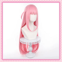 Load image into Gallery viewer, IN STOCK UWOWO Gotouu Hitorii Wig Cosplay Hitorii Cosplay Hair Costume JK Uniform Pink Jacket Long Wig
