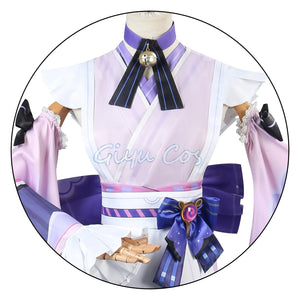 Genshin Impact Yumemizuki Mizuki Cosplay Costume Wig Anime Chinese Halloween Costumes for Women Game Uniform